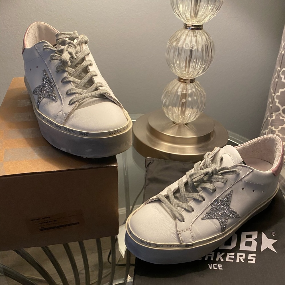 Authentic Golden Goose Hi-Star Sneakers